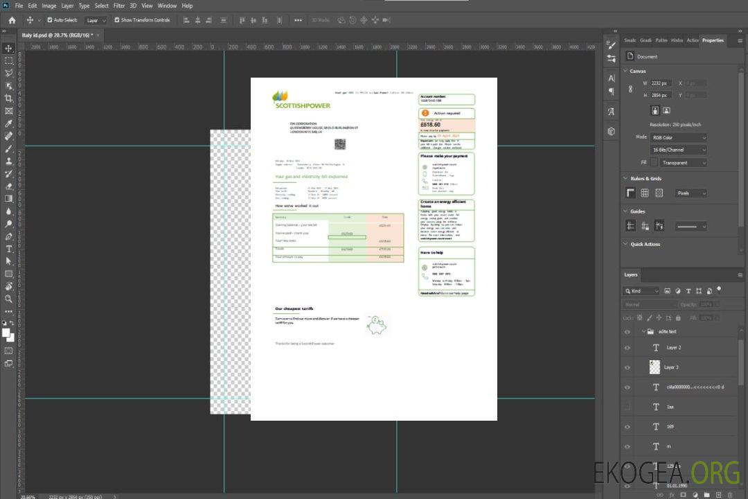 Projet de loi sur les services publics de Scottish Power UK PLC, SCR template Projet de loi sur les services publics de Scottish Power UK PLC, SCR template